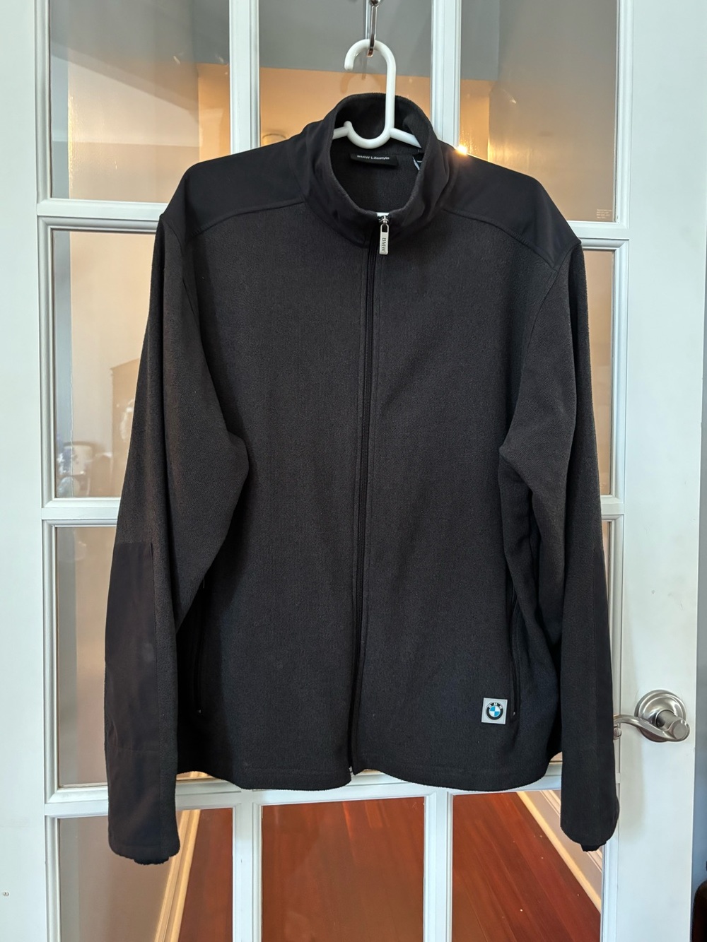 BMW lifestyle, full zip up jacket, black men men’s size XL , NWOT